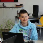 Boysday im Redaktionsbüro in Bönningtedt