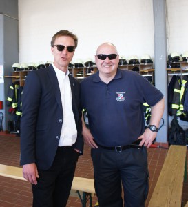 Freuen sich auf viele Besucher: Christopher Fock (li.) und Stefan Birke