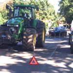 Verkehrshinweise anlässlich mehrerer angemeldeter Traktorenaufzüge