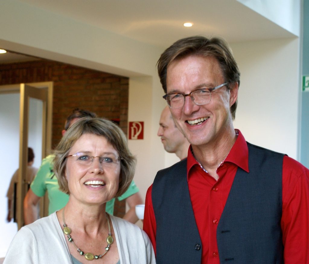 Pastorin Dr. Birgit Vočka und Christopher Fockund Pastor Christopher Fock