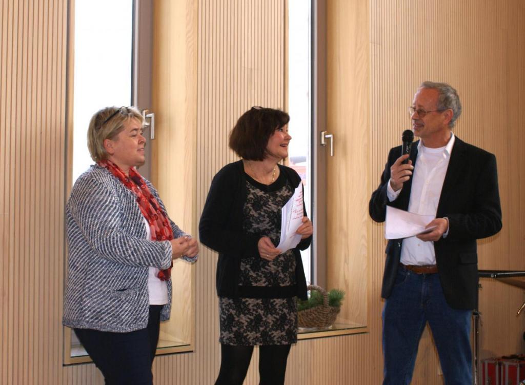 Astrid Schacht und Beate und Jochen Haines