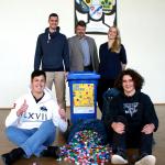 Tolle Aktion: Kadir Sen (vorn links) und Ole Trox (vorn rechts) mit André Tramm (li.), Karsten Güllich und Johanna Schümann