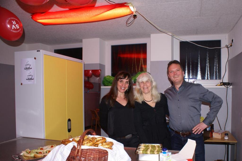 Die Partygäste konnte sich stärken