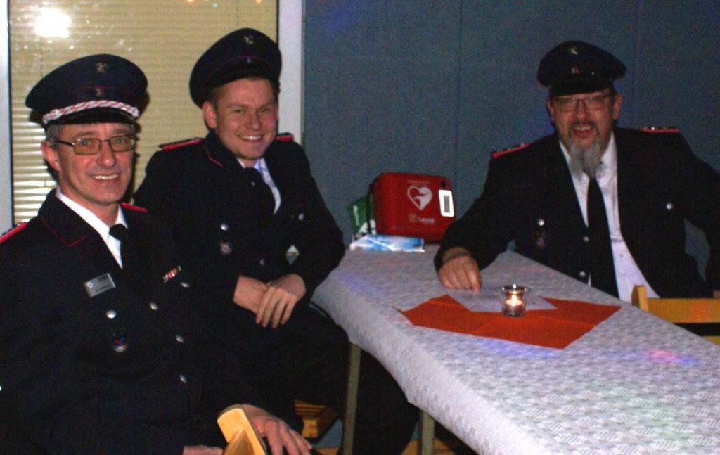 Die Feuerwehr war natürlich auch wieder dabei