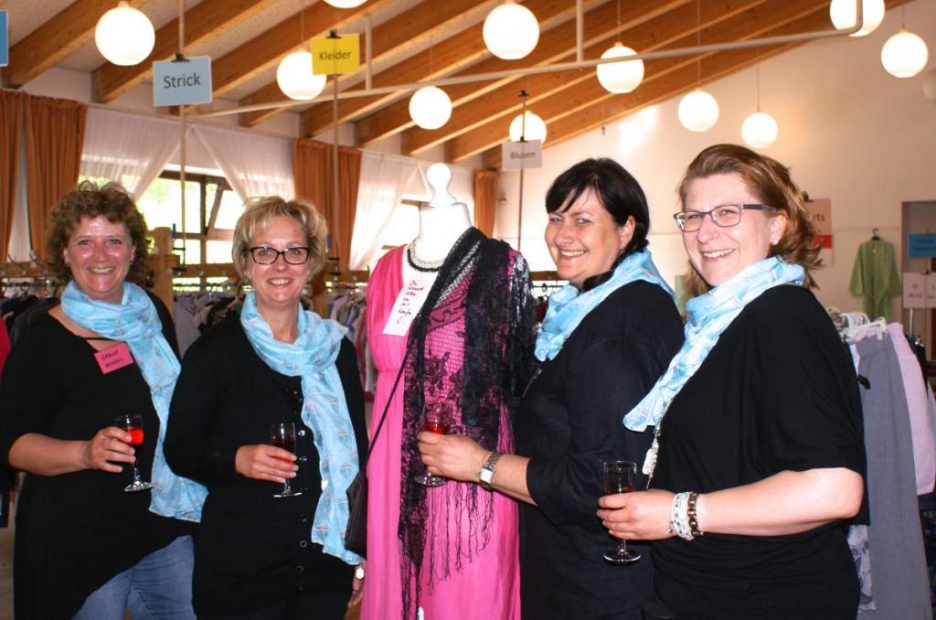 Das gut gelaunte Organisationsteam (v.l.): Sabine Wenzel, Heike Möller, Anke Albrecht und Nicole Timm
