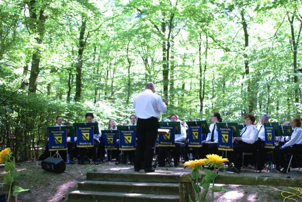 Der Musikzug präsentierte ein abwechslungsreiches Programm