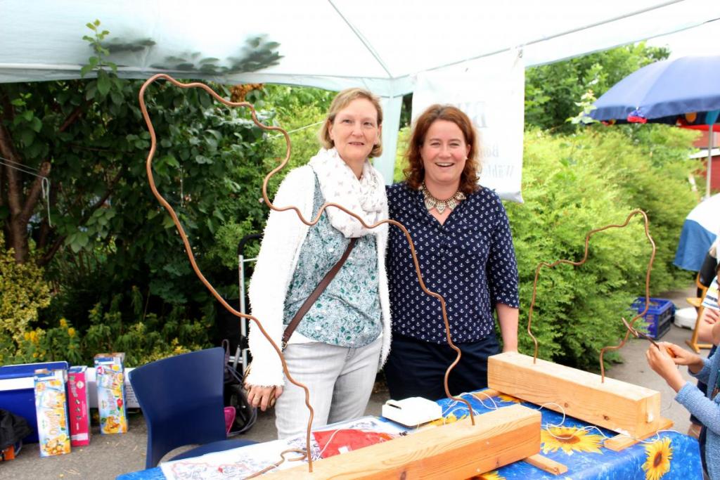 Am Stand der BWG konnte man Fingerspitzengefühl beweisen, wenn man die Umrisse Bönnigstedts entlangfuhr ohne den Draht zu berühren
