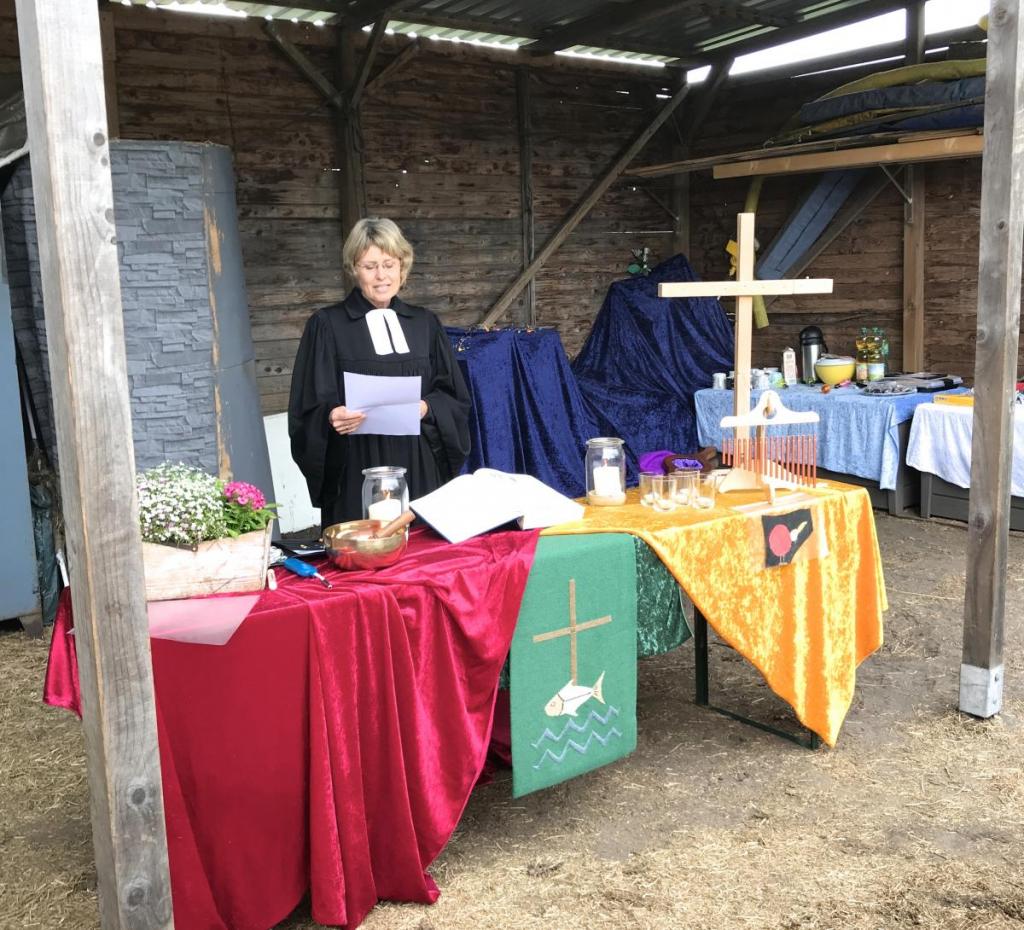 Pastorin und Tierfreundin: Birgit Vočka