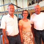 Der neu gewählte Vorstand des Schulverbands Rugenbergen (v.li.): Jochen Haines, Anke Rohwer-Landberg, Helmut Timm