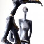 "Sataris" taufte der Künstler diese Bronze-Skulptur. Foto: Ulf Marek