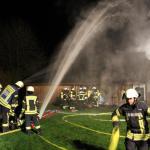 Feuer im Golfclub