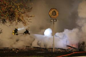Feuer im Golfclub Wendlohe
