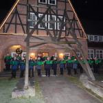 Der Musikzug Hasloh verbreitet Weihnachtsstimmung. Foto: Musikzug FF Hasloh