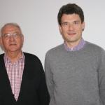 Dr. Eckhard Johannes (links) freute sich über den Informativen Vortrag von Stefan Klahn.