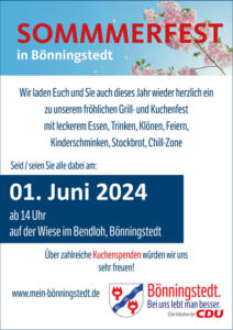 Sommerfest in Bönningstedt