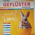 Die April-Ausgabe des DorfGeflüsters erscheint am 7. April 2025