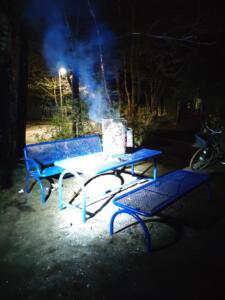 Das Feuer konnte glücklicherweise schnell gelöscht werden